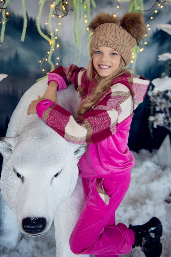 Komplet dla dziewczynki jesień zima odzież dziecięca Sówka