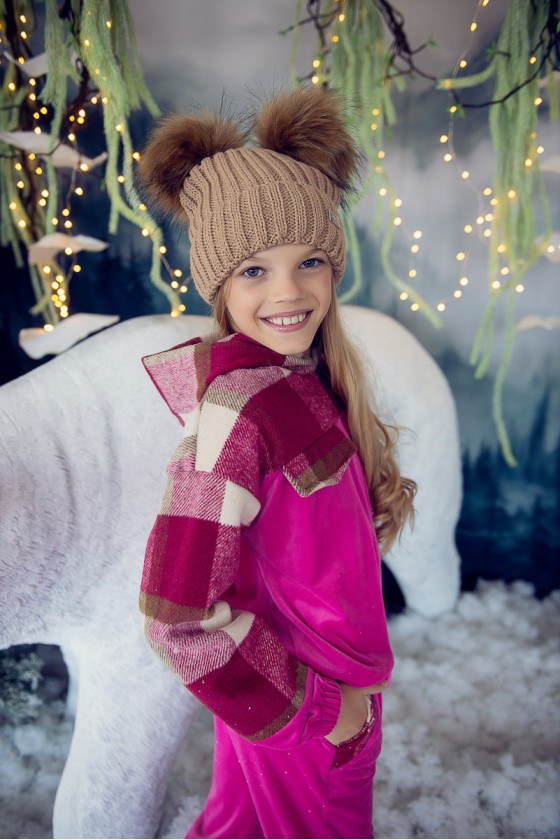 Komplet dla dziewczynki jesień zima odzież dziecięca Sówka