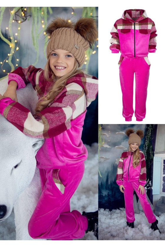 Komplet dla dziewczynki jesień zima odzież dziecięca Sówka