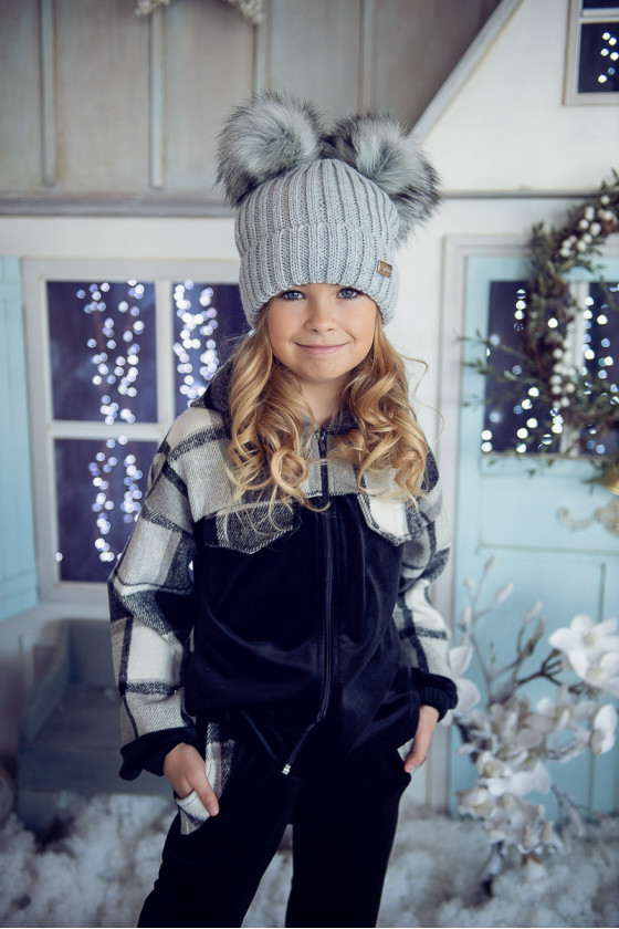 Komplet dla dziewczynki jesień zima odzież dziecięca Sówka