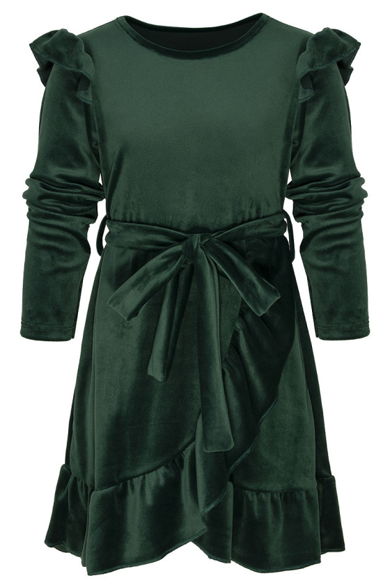 Sukienka dla dziewczynki jesień zima odzież dziecięca Sówka