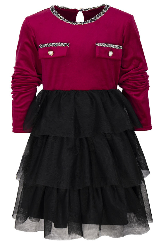 Sukienka dla dziewczynki jesień zima odzież dziecięca Sówka Sukienka dla dziewczynki jesień zima odzież dziecięca Sówka