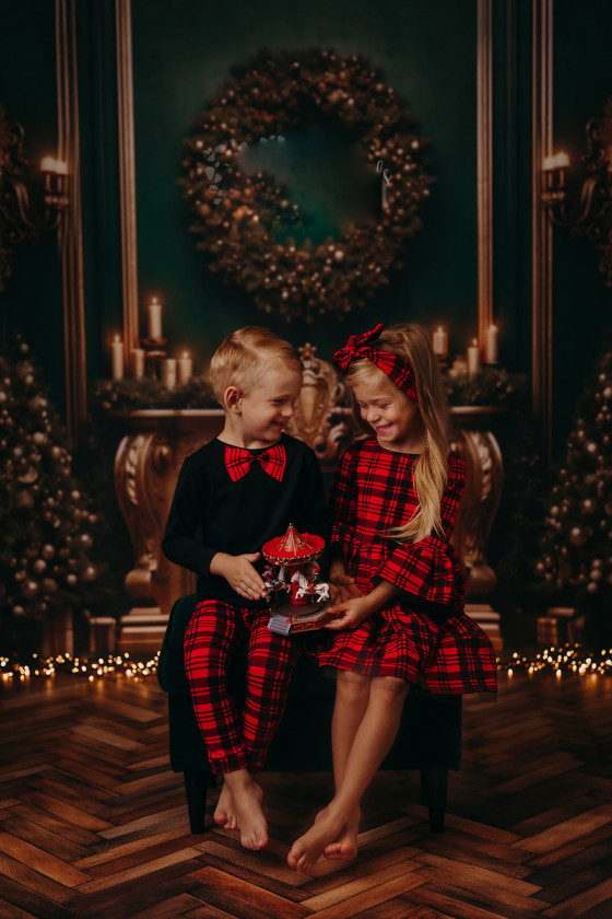 Sukienka Mama i Córka Krata Sukienka Mama i Córka Krata