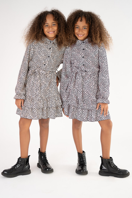 Sukienka dla dziewczynki jesień zima odzież dziecięca Sówka