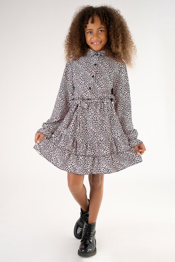 Sukienka dla dziewczynki jesień zima odzież dziecięca Sówka