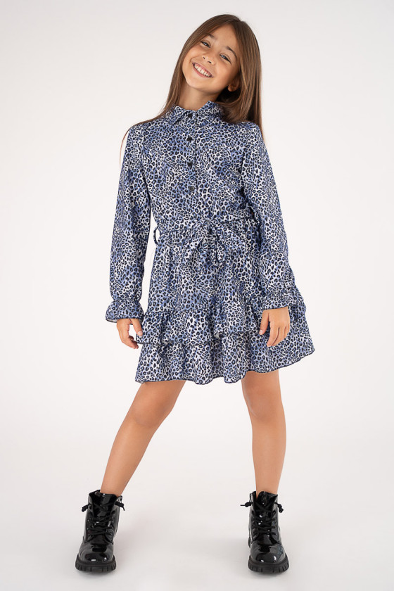 Sukienka dla dziewczynki jesień zima odzież dziecięca Sówka