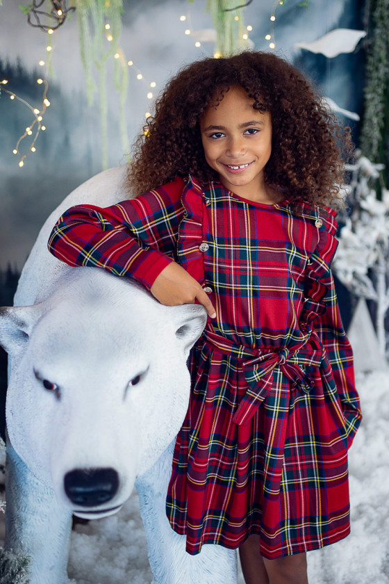 Sukienka dla dziewczynki świąteczna boże narodzenie odzież dziecięca