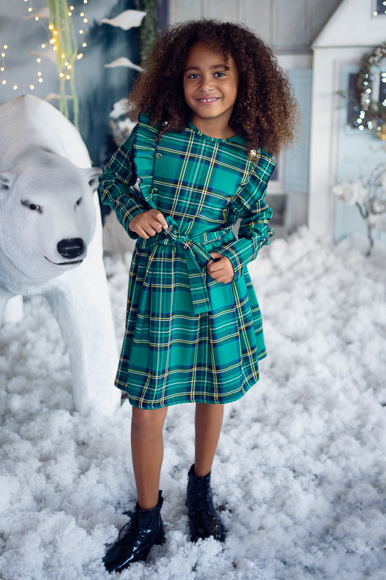 Sukienka dla dziewczynki świąteczna boże narodzenie odzież dziecięca