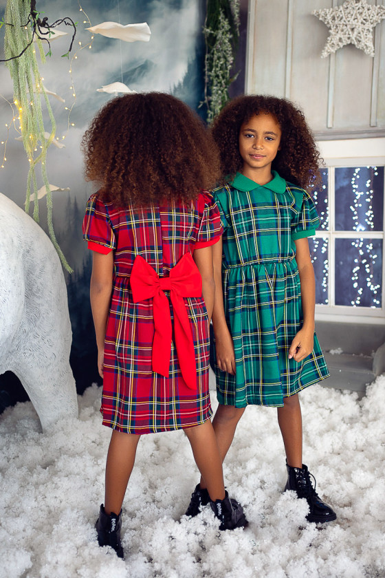 ❤️ Sukienka czerowna dla dziewczynki świąteczna boże narodzenie odzież dziecięca