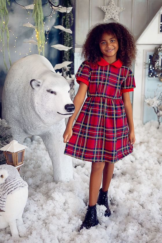 ❤️ Sukienka czerowna dla dziewczynki świąteczna boże narodzenie odzież dziecięca