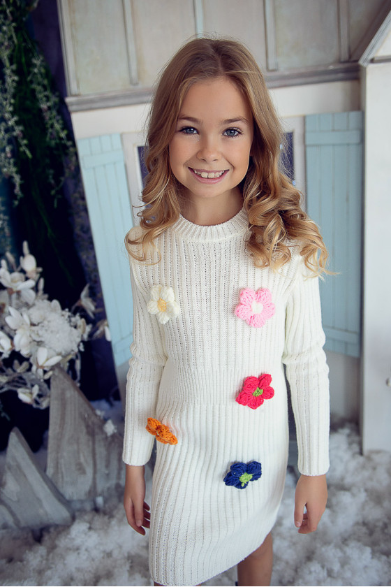 Sukienka dla dziewczynki sukienka codzienna dla dziewczynki odzież dziecięca Sówka