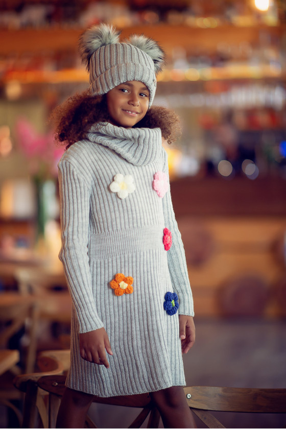 Sukienka dla dziewczynki sukienka codzienna dla dziewczynki odzież dziecięca Sówka