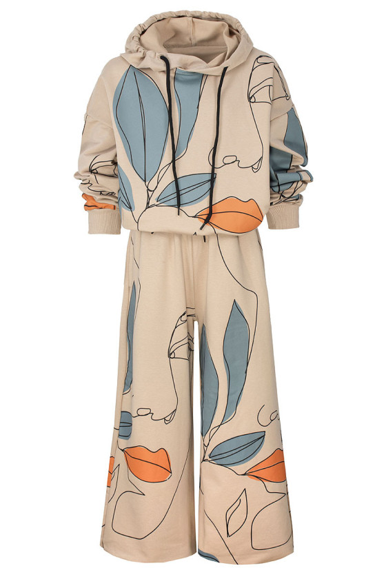 Dres bawełniany dziewczęcy spodnie cargo Komplet dla dziewczynki komplet sportowy dla dziewczynki komplet aktywność fizyczna odz