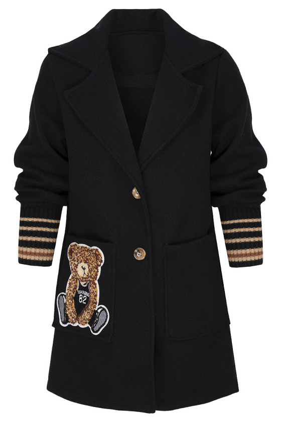 Płaszcz wiosenny dla dziewczynki płaszczyk dziewczęcy kurtka wiosenna odzież dziecięca Sówka