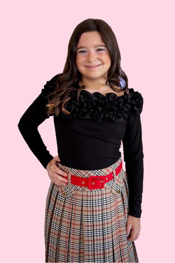 Bluzka dla dziewczynki bluzka elegancka dla dziewczynki bluzka do szkoły dla dziewczynki hiszpanka dla dziewczynki odzież dzieci