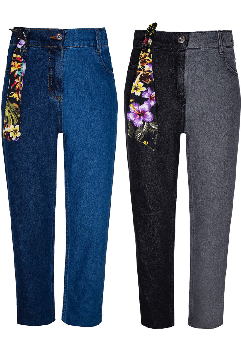 Spodnie jeansowe dla dziewczynki odzież dziecięca Sówka