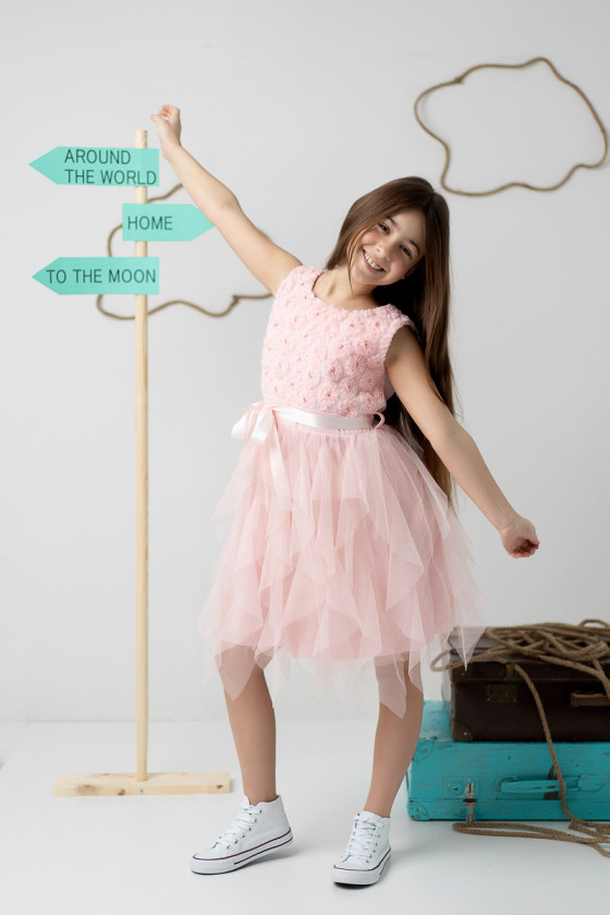 Sukienka dla dziewczynki wiosna/lato odzież dziecięca Sówka