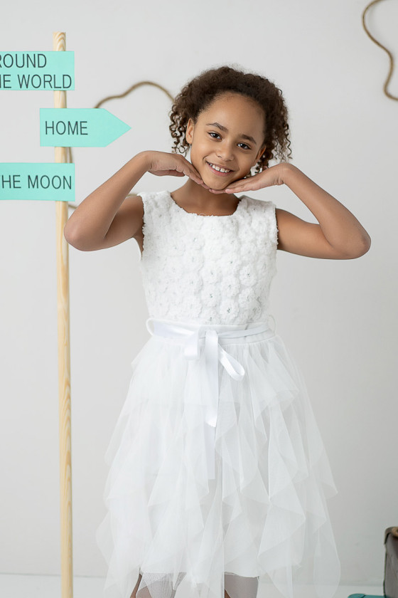 Sukienka dla dziewczynki wiosna/lato odzież dziecięca Sówka