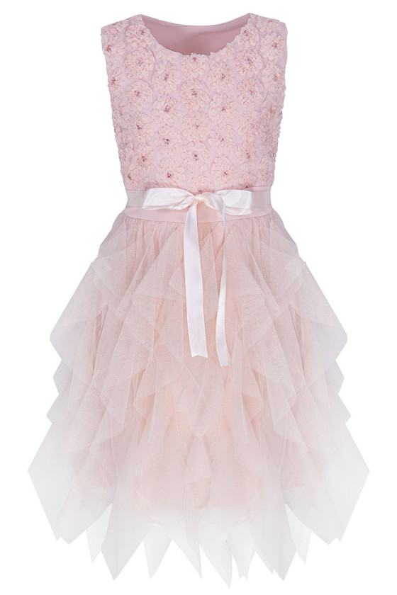 Sukienka komunijna sukienka balowa wizytowa sukienka pudrowa sukienka biała sówka odzież dziecięca