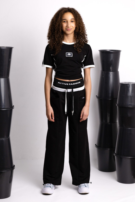Spodnie dla dziewczynki Activ czarne