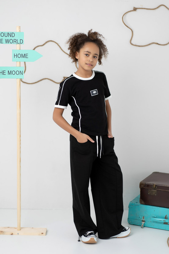 Spodnie dla dziewczynki Activ czarne