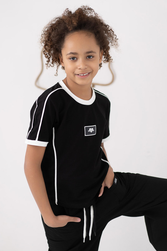 Bluzka dla dziewczynki Style czarna