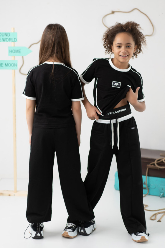 Bluzka dla dziewczynki Style czarna