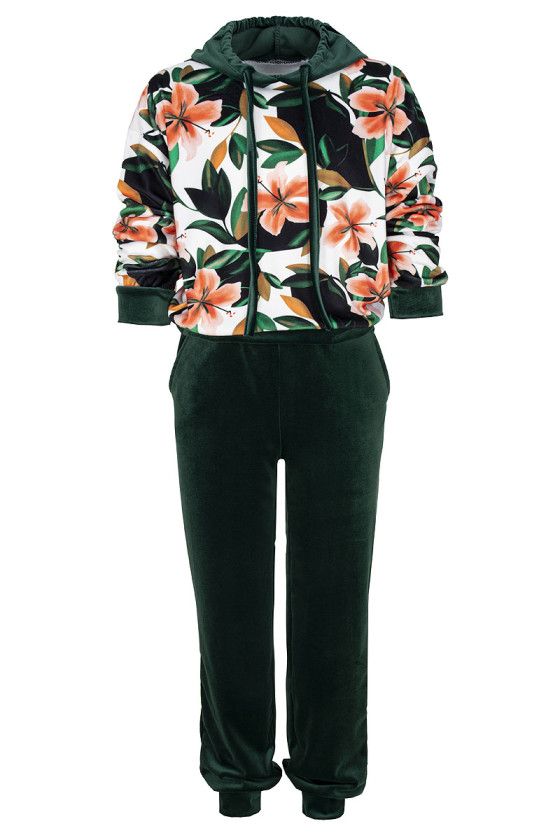 Komplety dla dziewczynki Velvet zielony