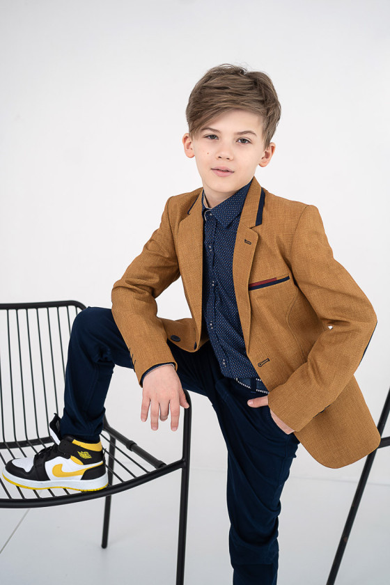 Marynarka dla chłopca odzież dziecięca Sówka