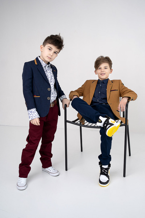 Marynarka dla chłopca odzież dziecięca Sówka