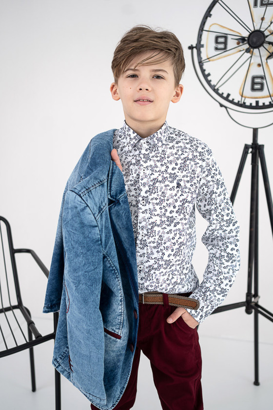 Marynarka dla chłopca odzież dziecięca Sówka