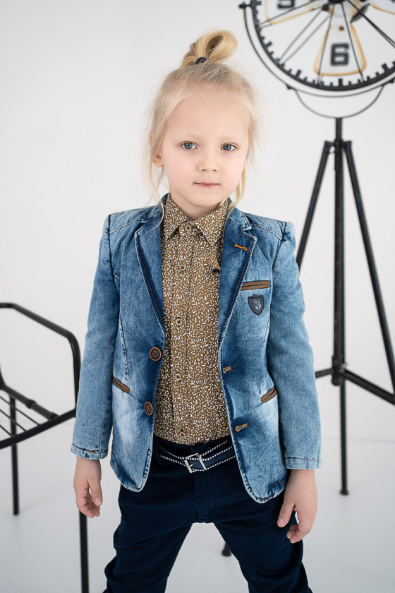 Marynarka dla chłopca odzież dziecięca Sówka