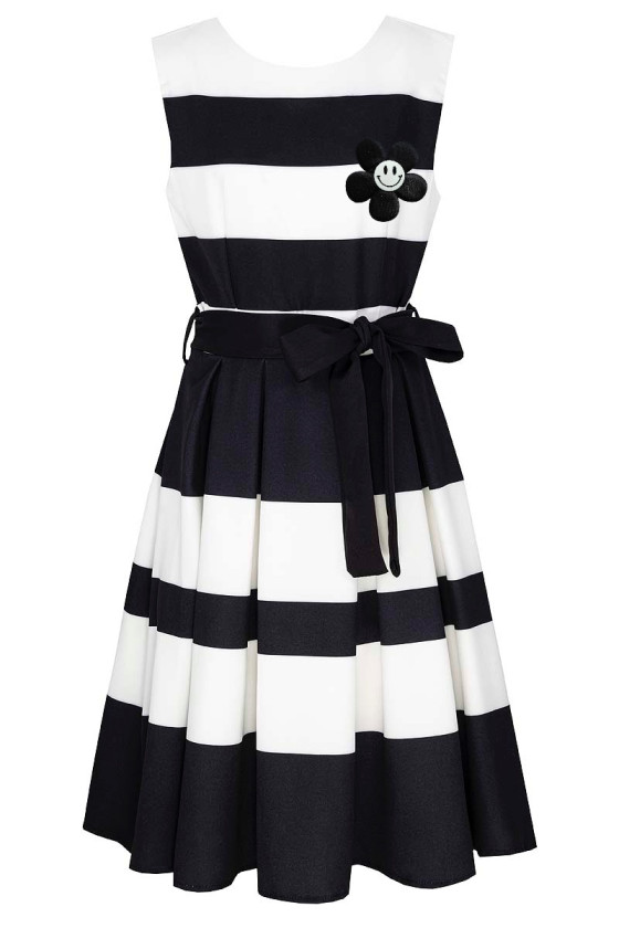 Sukienka dla dziewczynki Black and White