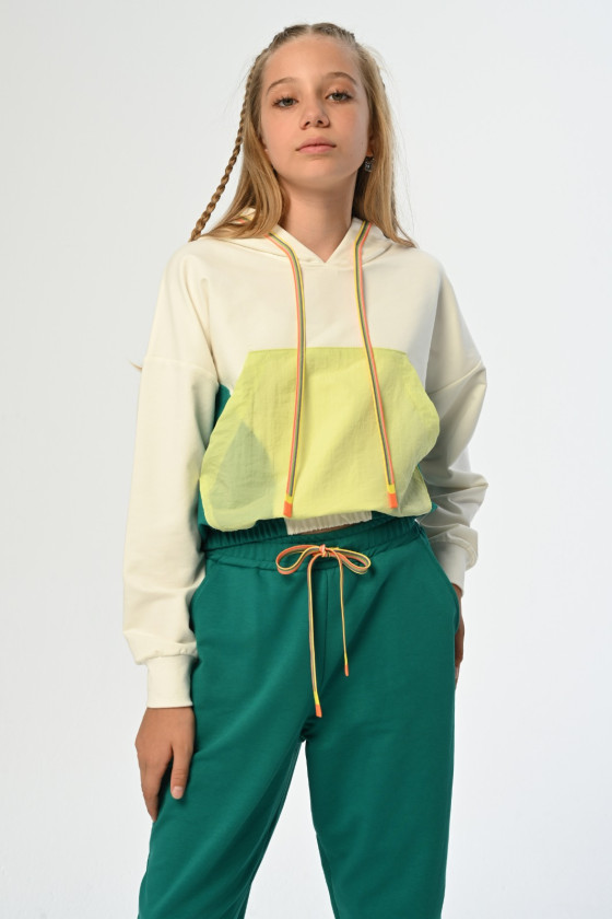 Komplet letni dla dziewczynki odzież dziecięca Sówka