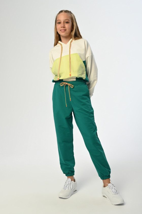 Komplet letni dla dziewczynki odzież dziecięca Sówka