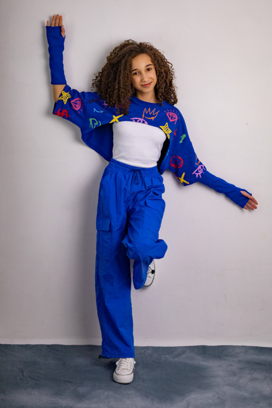 Komplet dla dziewczynki Kasenia modrak