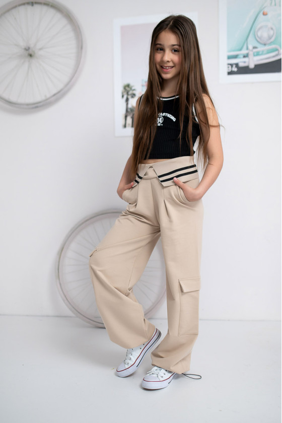 spodnie dla dziewczynki sowka odzież dziecięca