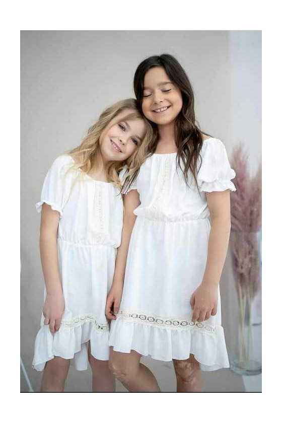 Sukienka dla dziewczynki boho letnia wizytowa komunie wesele imprezy uroczystości odzież dziecięca Sówka