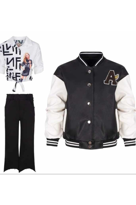 Spodnie jeans wiosna wiosenne dla dziewczynki sówka odzież dziecięca