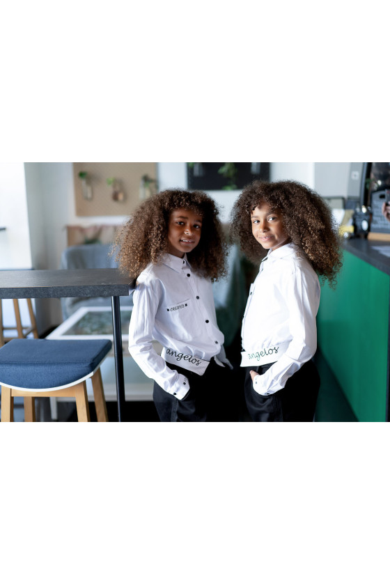 Koszula biała dla dziewczynki CREATED Koszula biała dla dziewczynki CREATED