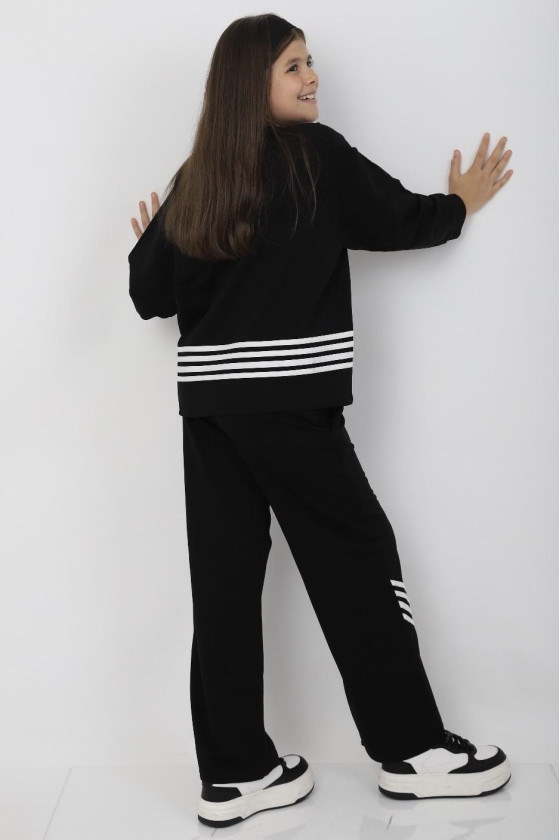 spodnie bawełniane dla dziewczynki dresowe odzież dziecięca sówka sklep