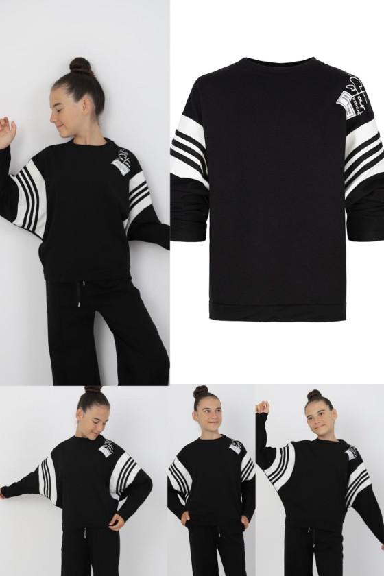 Bluza dla dziewczynki bawełna odzież dziecięca witaj szkoło sklep sówka