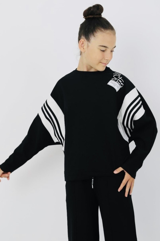 Bluza dla dziewczynki bawełna odzież dziecięca witaj szkoło sklep sówka