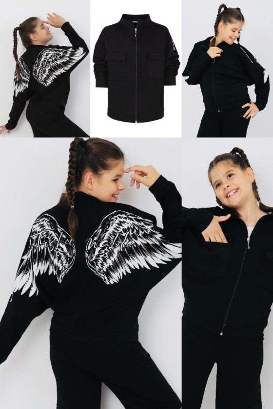 Bluza bawełniana  dla dziewczynki bluza do szkoły bluza bawełniana odzież dziecięca Sówka