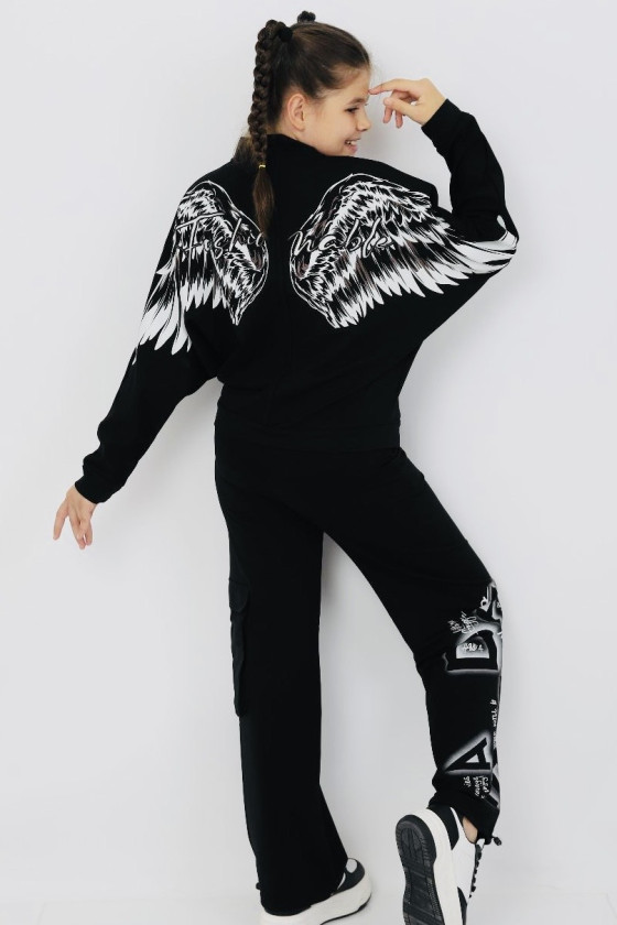 Bluza bawełniana  dla dziewczynki bluza do szkoły bluza bawełniana odzież dziecięca Sówka