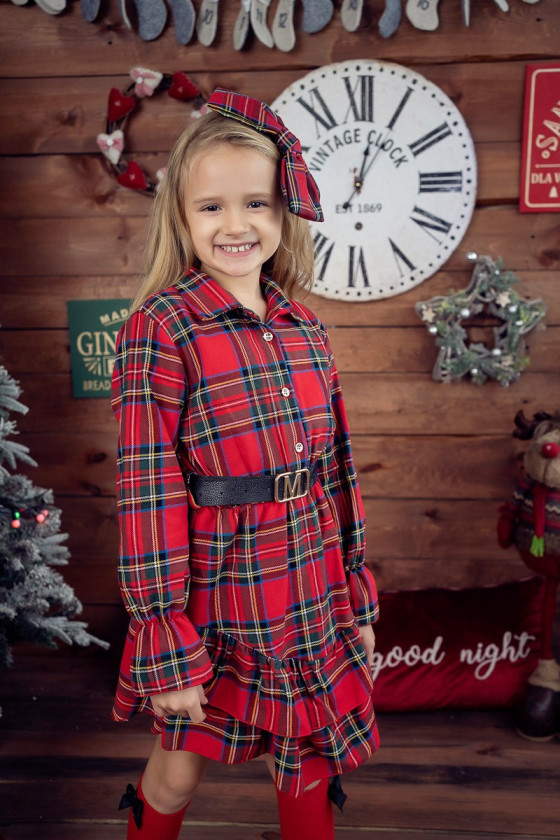 Sukienka dla dziewczynki świąteczna boże narodzenie odzież dziecięca Sukienka dla dziewczynki świąteczna boże narodzenie odzież dziecięca