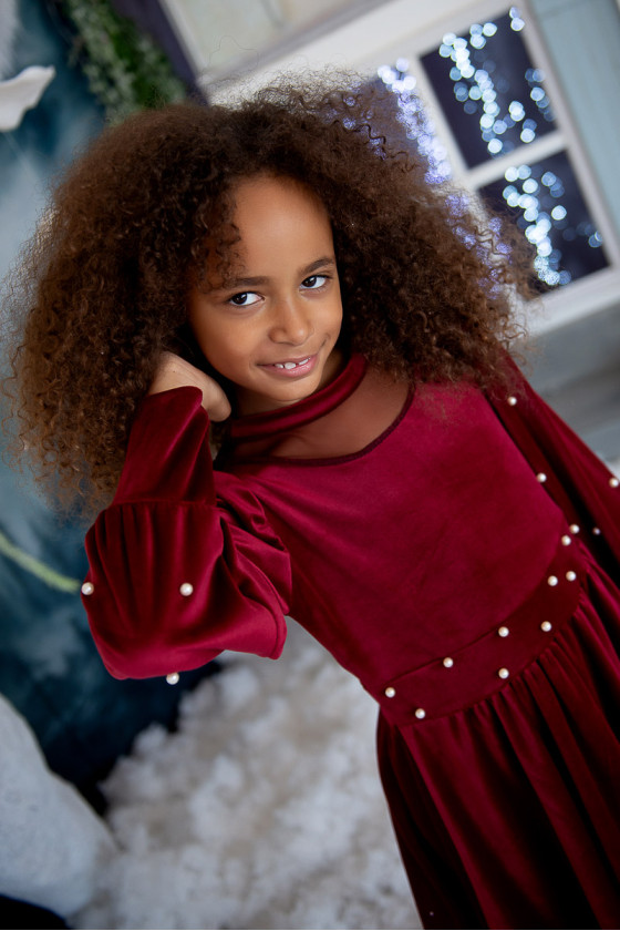 ❤️ Sukienka świąteczna czerwona dla dziewczynki świąteczna boże narodzenie odzież dziecięca