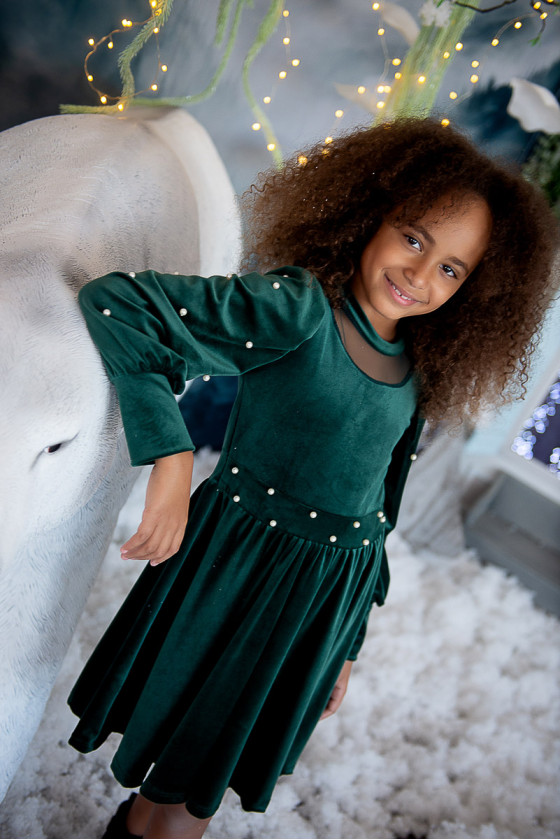 ❤️ Sukienka świąteczna czerwona dla dziewczynki świąteczna boże narodzenie odzież dziecięca