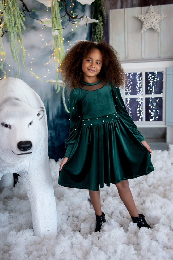 ❤️ Sukienka świąteczna czerwona dla dziewczynki świąteczna boże narodzenie odzież dziecięca