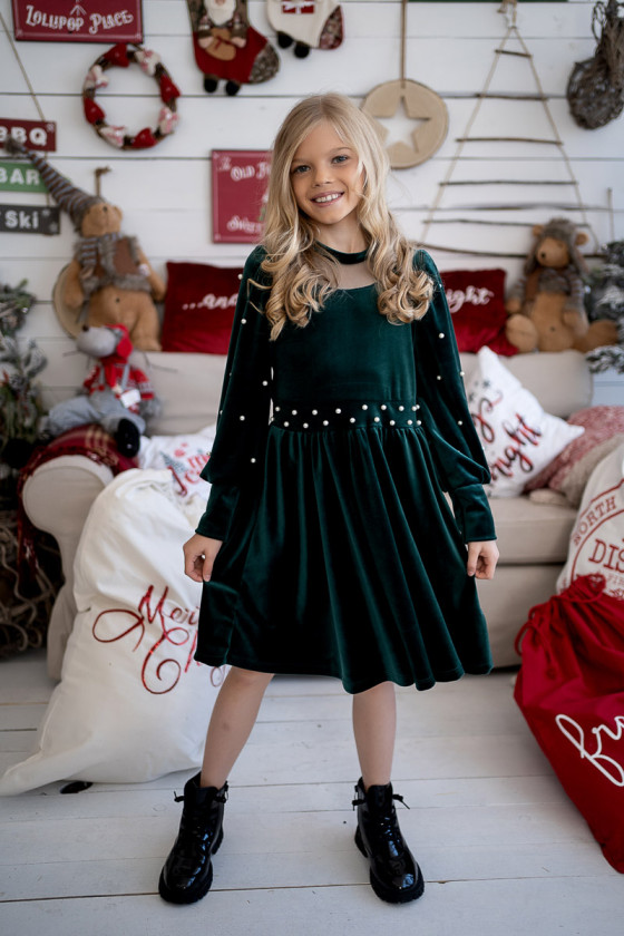 ❤️ Sukienka świąteczna czerwona dla dziewczynki świąteczna boże narodzenie odzież dziecięca